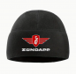 Preview: Zündapp Wintermütze – Wärmend, isolierend - Schwarz , mit Rot / weißem Zündapp Logo